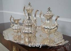 LF65822EC REED & BARTON Winthrop Silver Plate Tea Set w. Tray