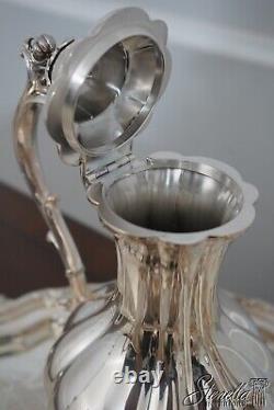 LF65822EC REED & BARTON Winthrop Silver Plate Tea Set w. Tray