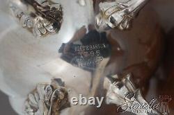 LF65822EC REED & BARTON Winthrop Silver Plate Tea Set w. Tray