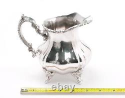 Lancaster Rose by Poole, Silver Plate Coffee Tea Set of 4, Antique SLV106