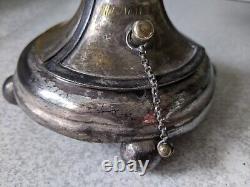 Large Antique -1888- Silver Plated Samovar / Water Urn 17 Inch- Needs Restored