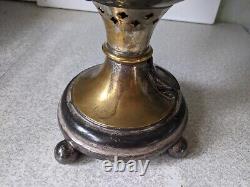 Large Antique -1888- Silver Plated Samovar / Water Urn 17 Inch- Needs Restored