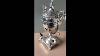 Large Antique Silver Tea Urn Samovar