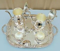 Leonard Silver Mfg. Coffee And Tea Set