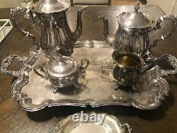 Leonard Vintage Silver Plate Tea/Coffee Set