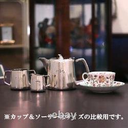 London Hilton Hotel 3 Piece Tea Pot Set LTR ANT FCH 005 Antique Silver Plate