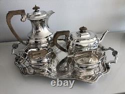Lonsdale Silver Plate Epns A1 Coffee/tea Service With 19.5 Inch Tray