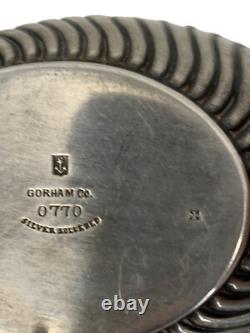 Lot Antique Gorham Co. 5-Piece Silver-Plated Coffee Tea Set 0770 Ribbed 8812