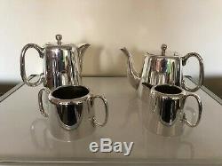 Lovely 4 Piece Hotel Ware Silver Plated Tea/coffee Service Sphtcs X444