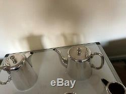 Lovely 4 Piece Hotel Ware Silver Plated Tea/coffee Service Sphtcs X444