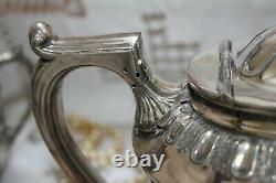 Lovely Walker & Hall Silver Plate Tea Set Pot Milk & Sugar 1891-1900 7619d