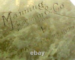 MANNING, BOWMAN & CO. SILVER-PLATE TEA POT Pat Jan 24 1899