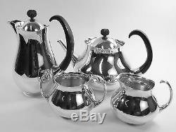 MAPPIN & WEBB Silver Plate Eric CLEMENTS Pattern 4 Piece Tea Set