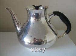 MCM Mid-Century Modern Denmark Hans Bunde for Cohr Silver Plate Tea & Coffee Set