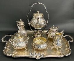 Magnificent French Christofle Silver Plated Coffee & Tea Set