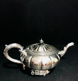 Marlboro Plate Old English Reproduction Silver on Copper 6 Piece Tea Service