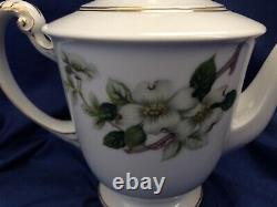 Meito Norleans Livonia Dogwood Coffee Tea Pot EXTREMELY HARD To FIND! RARE