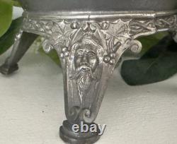 Meriden B. Co. Silver Plate Tea / Coffee Pot 1897 VGC Rare, Grape? Vines 11T