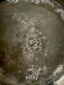 Meriden B. Co. Silver Plate Tea / Coffee Pot 1897 VGC Rare, Grape? Vines 11T