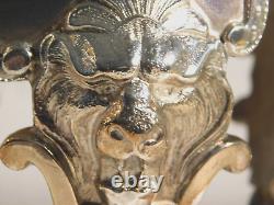 Meriden B. Co. Silver Plate Tea Urn 1867, VGC, Rare, Lions Head & Foot