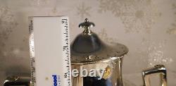 Meriden B. Co. Silver Plate Tea Urn 1867, VGC, Rare, Lions Head & Foot