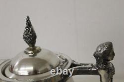 Meriden B. Company Quadruple Silver Plate Water / Tea / Coffee Pot 1868