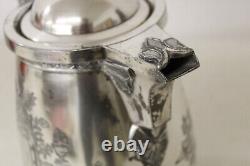 Meriden B. Company Quadruple Silver Plate Water / Tea / Coffee Pot 1868