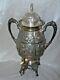 Meriden Britannia Company 1905 Silver Plate Repousse Samovar Coffee Tea Urn
