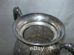 Meriden Britannia Company 1905 Silver Plate Repousse Samovar Coffee Tea Urn