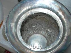 Meriden Britannia Company 1905 Silver Plate Repousse Samovar Coffee Tea Urn