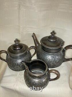 Meriden Quadruple Plate Tea Set