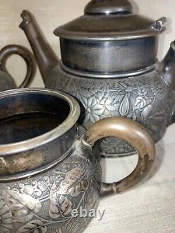 Meriden Quadruple Plate Tea Set