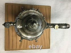 Mid Century Wallace Baroque Silver Plate Coffee & Tea Rococo Teapot #299
