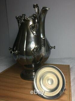 Mid Century Wallace Baroque Silver Plate Coffee & Tea Rococo Teapot #299