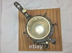 Mid Century Wallace Baroque Silver Plate Coffee & Tea Rococo Teapot #299