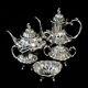 Nice Reed & Barton Victorian Silver-plate 5 Pc Tea/coffee Set Holiday Pattern
