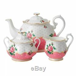 New Country Roses Tea Party Cheeky Pink 3-Piece Set