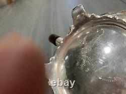 Old English Melon Silverplate 4 piece Tea & Coffee Set Community Plate Art Deco