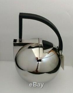 Oliver Hemming Tea Pot New with Tag Bauhaus Art Deco steel