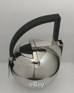 Oliver Hemming Tea Pot New with Tag Bauhaus Art Deco steel