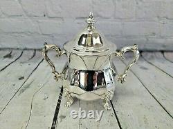 Oneida Chippendale Silverplate 5 Piece Tea Coffee Service Set