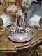 Oneida Silver Plate Tea/coffee Set Withserving Tray Teapot Pot Silverplate
