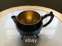 Oneida Silverplate Tea Service Antique Set 2 Pots, Sugar, Creamer and Tray