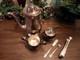 Oneida Silversmith Tea Set With Teapot, Creamer And Sugar Bowl