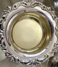 Oneida Vintage Silver Plate 1940 Victorian Ascot 6-pc Coffee & Tea Set