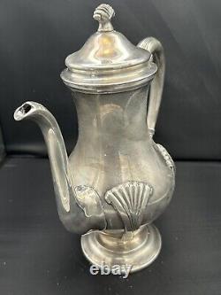 Onslow by Tuttle Silverplate Tea Set No Tray 5 Pieces Free Shipping! Beautiful