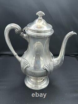 Onslow by Tuttle Silverplate Tea Set No Tray 5 Pieces Free Shipping! Beautiful