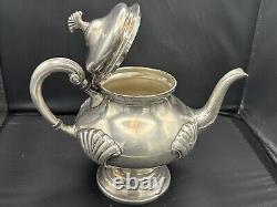 Onslow by Tuttle Silverplate Tea Set No Tray 5 Pieces Free Shipping! Beautiful