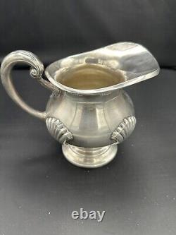 Onslow by Tuttle Silverplate Tea Set No Tray 5 Pieces Free Shipping! Beautiful