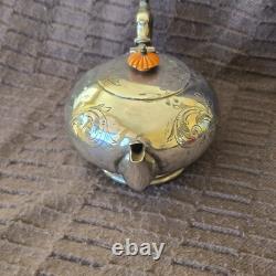 Ornate Silver Plate Teapot Circa 1880'S